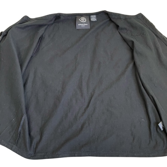 Michael Simon Event Breast Cancer Awareness Women's Black Cardigan Pink Ribbon L - Picture 16 of 16